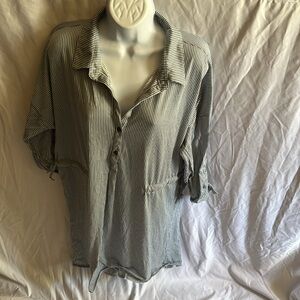 Blue and White stripe dress